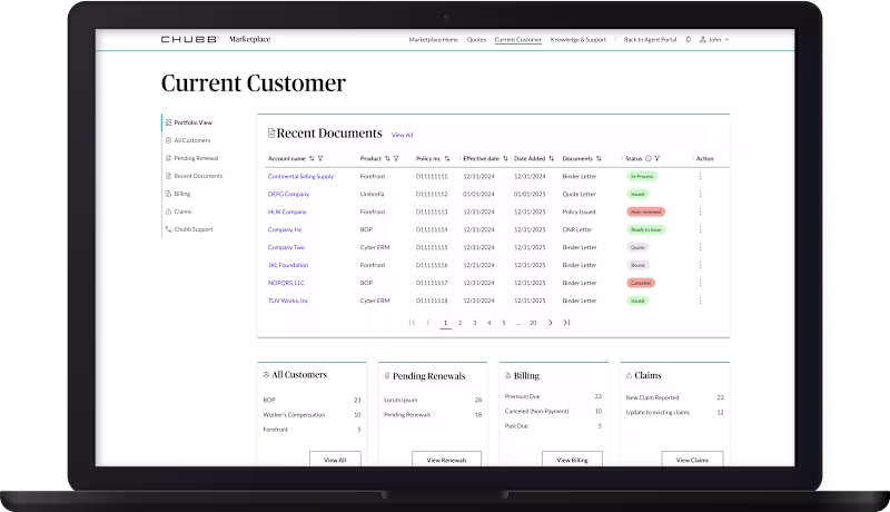 Cover image for B2B Insurance platform