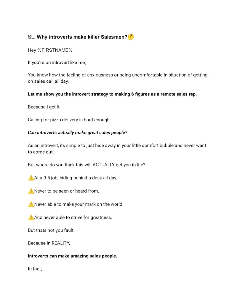 Cover image for Text Email for Sales Rep course