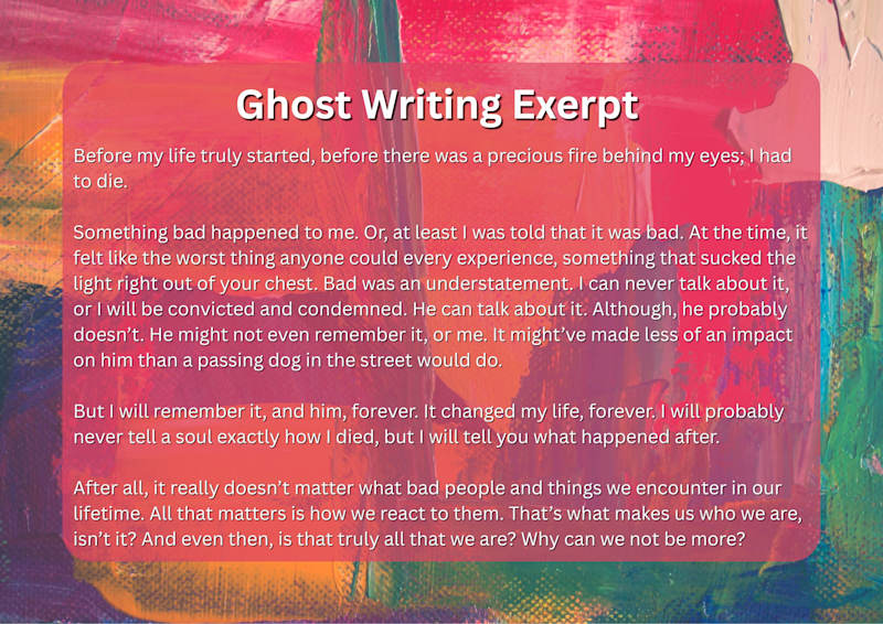Cover image for Ghost Writing Excerpt