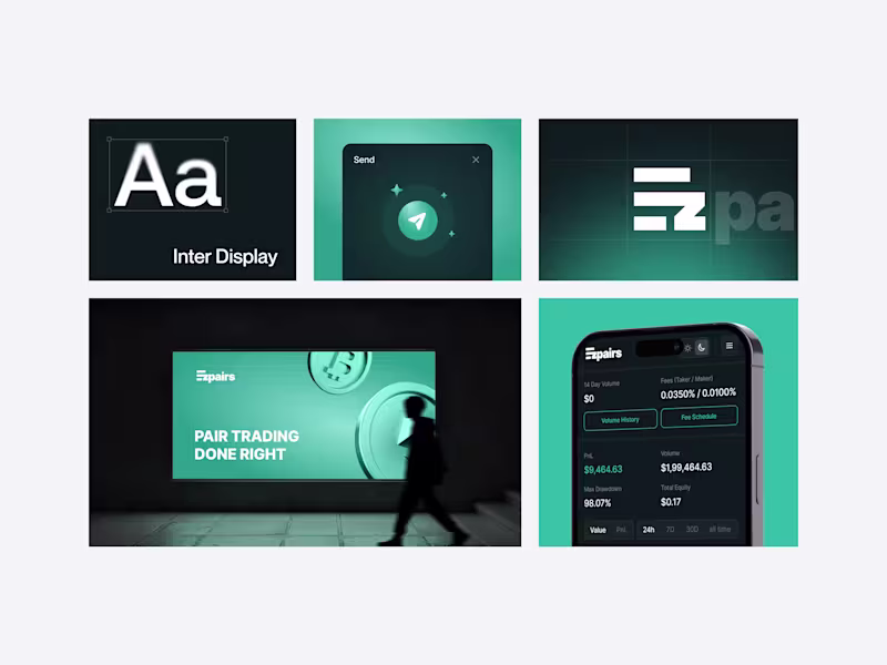 Cover image for Brand identity for Ezpairs

 (https://www.ezpairs.xyz/)Let’s