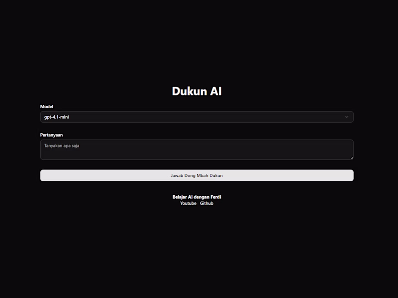 Cover image for Dukun AI