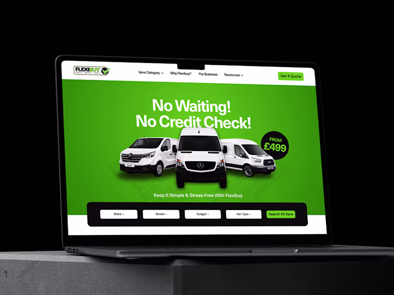 Cover image for High-Conversion Booking Experience for Van Rental Platform