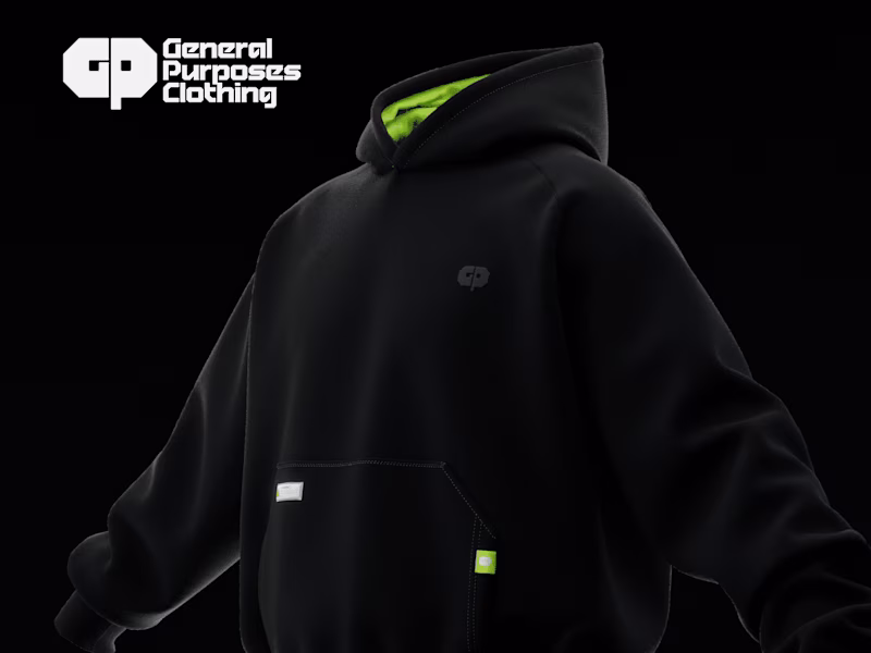Cover image for General purposes clothing | Product design