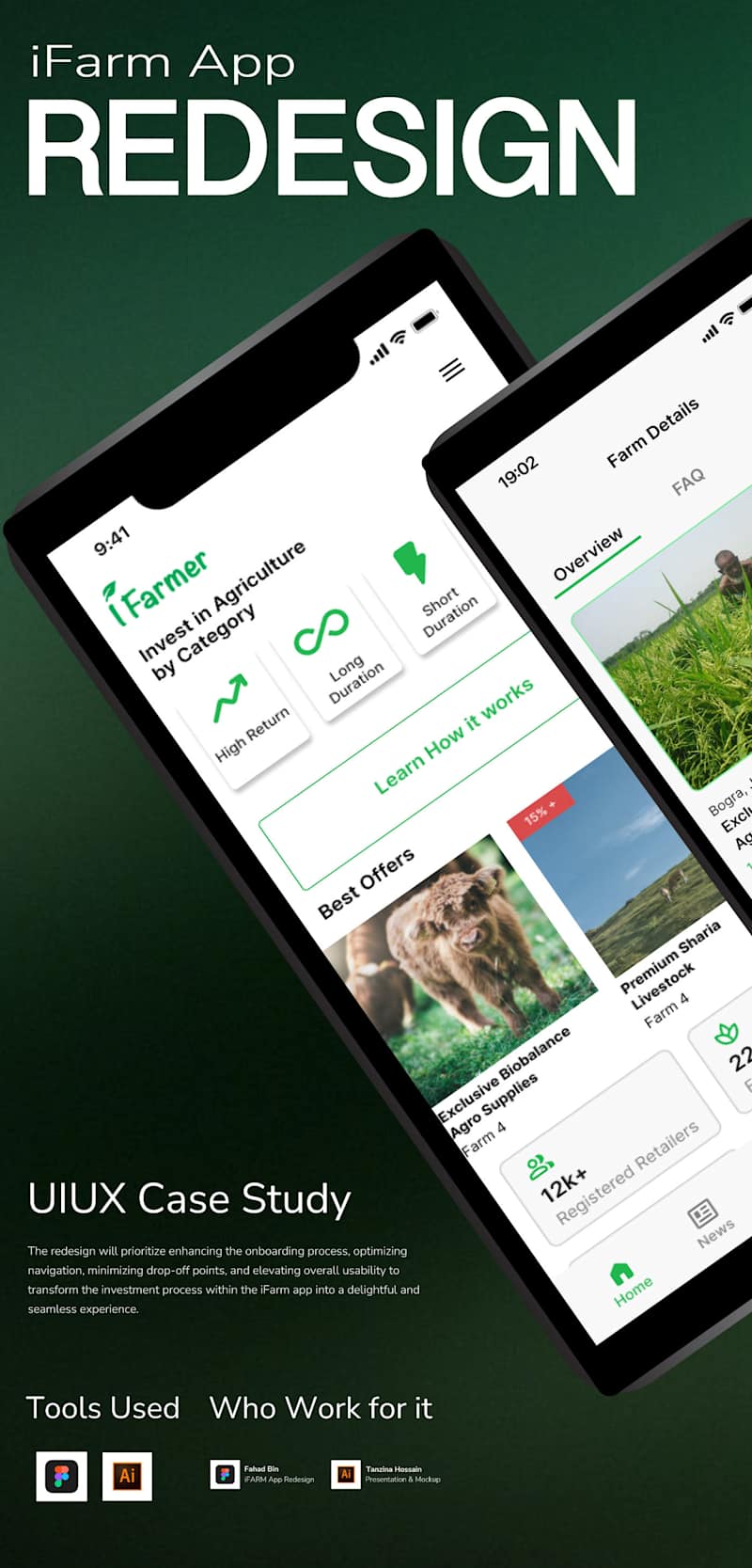 Cover image for IFarmer App Redesign on Behance