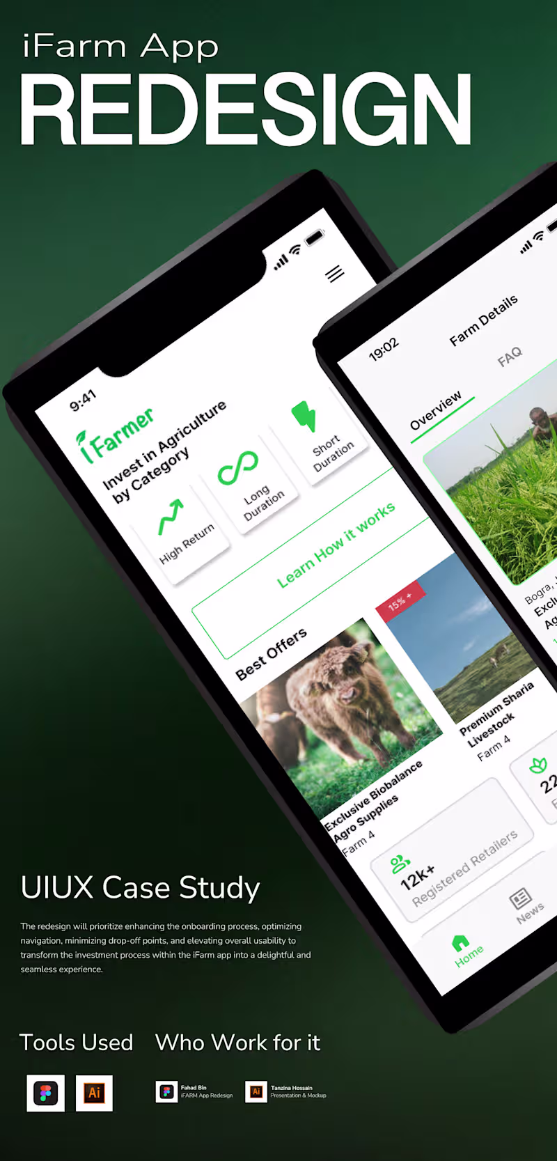 Cover image for IFarmer App Redesign on Behance
