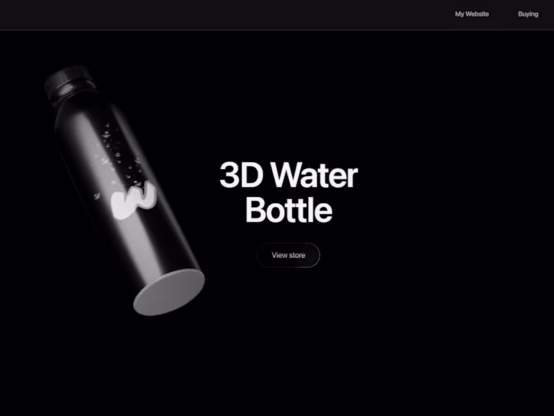 Cover image for I will design a 3d model using spline for the website