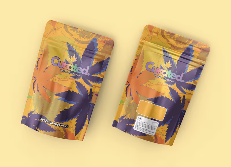 Cover image for Labels and Packaging Design for Curated Hemp