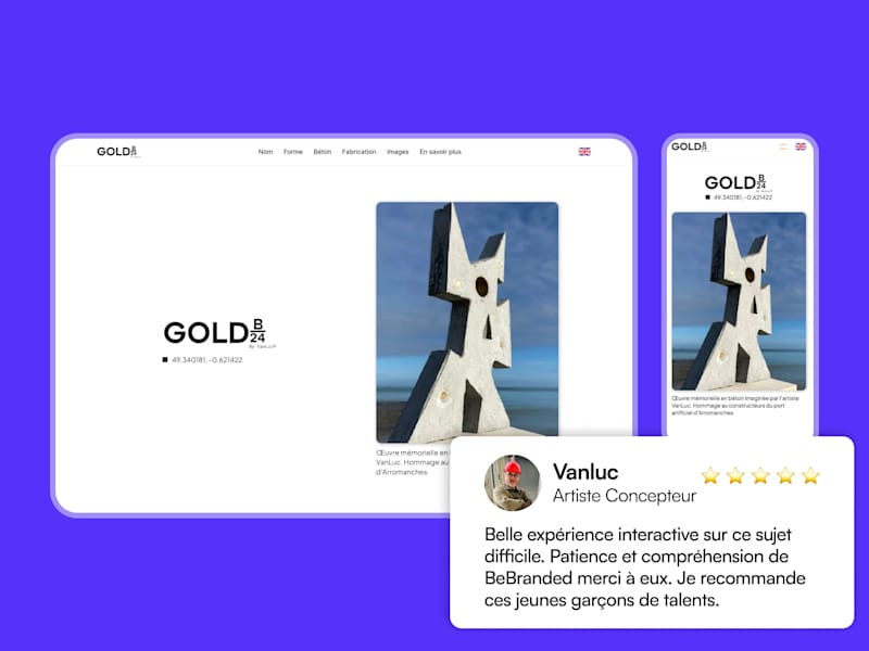 Cover image for Gold B/24 Framer project