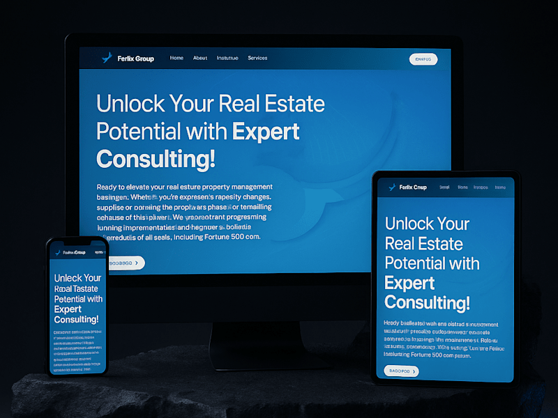 Cover image for Fenix Group – Consulting Website Redesign