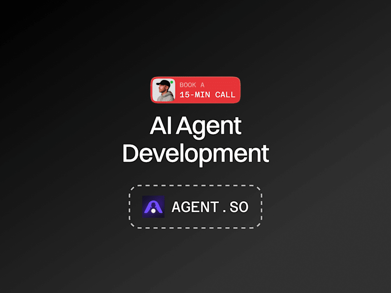 Cover image for Custom AI Agent Development with Agent.so