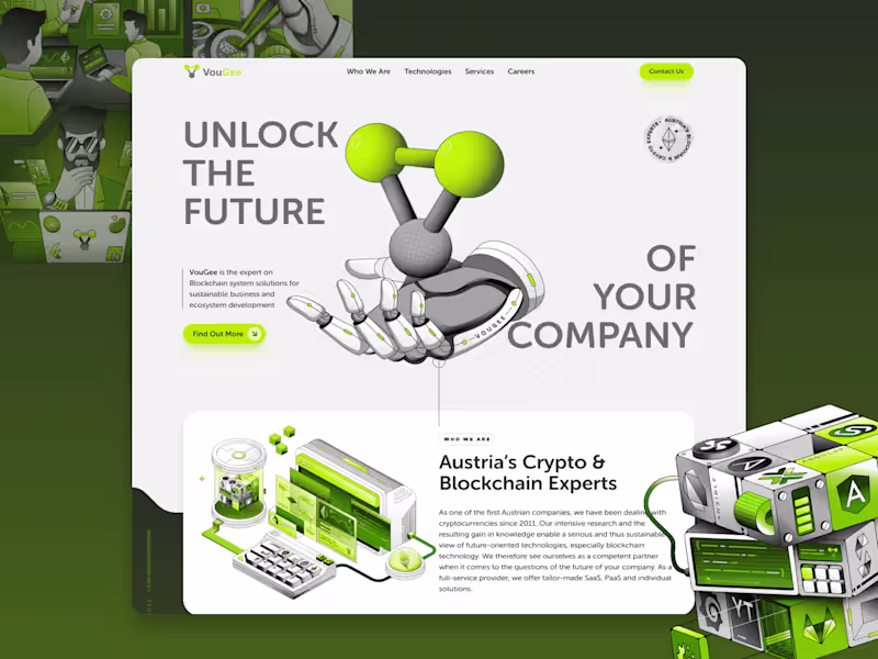Cover image for Vougee Website Design