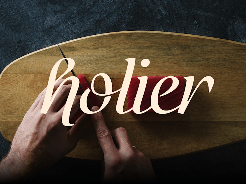 Cover image for Holier - Restaurant Website
