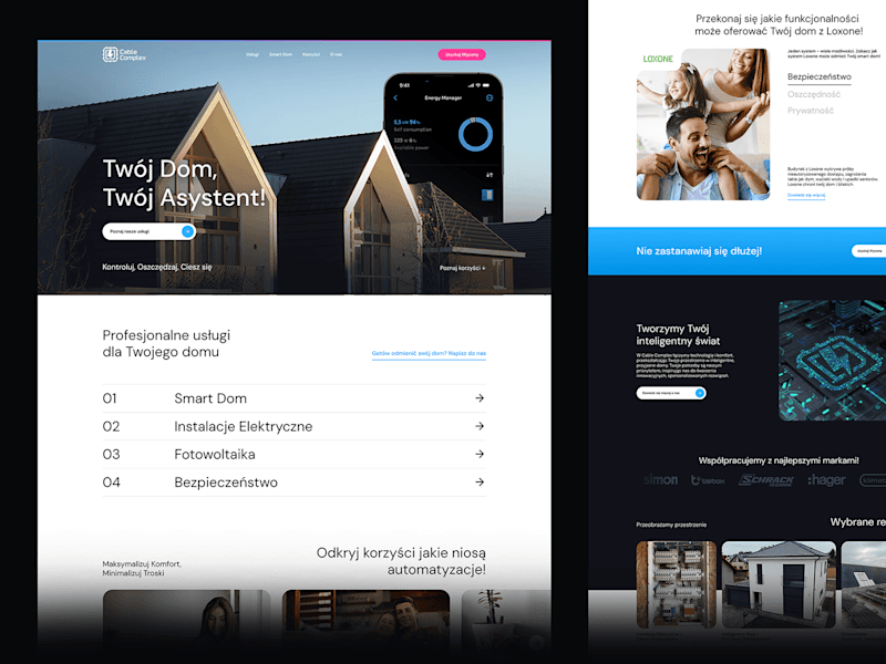 Cover image for Cable Complex - Website Design :: Behance