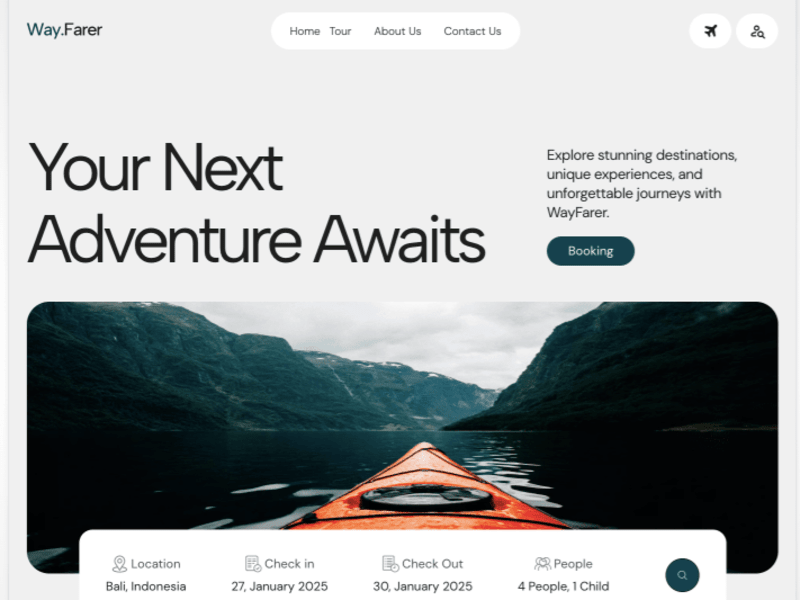 Cover image for WayFarer Landing page 