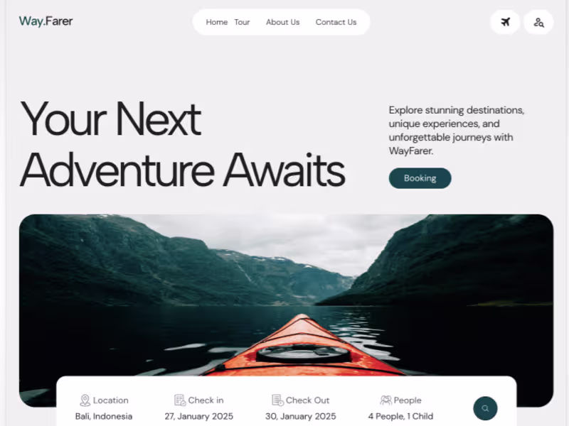 Cover image for WayFarer Landing page 