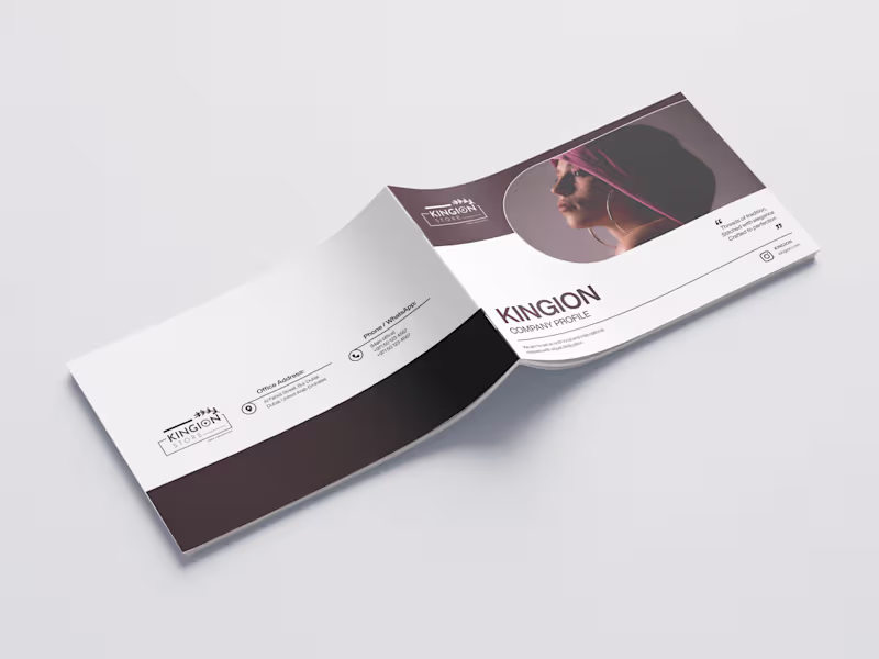 Cover image for kingion Fashion Store Company Profile.