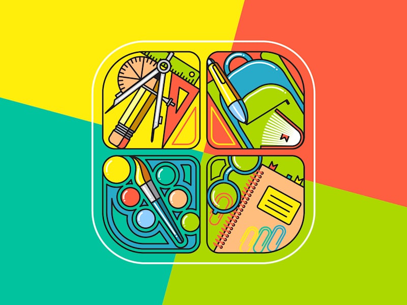 Cover image for School supplies