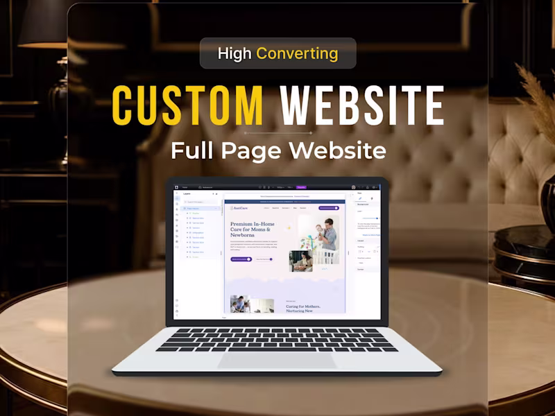 Cover image for Full Custom Wix Website Design & Development