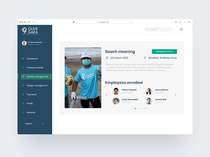 Cover image for Olive Gaea Dashboard Case Study