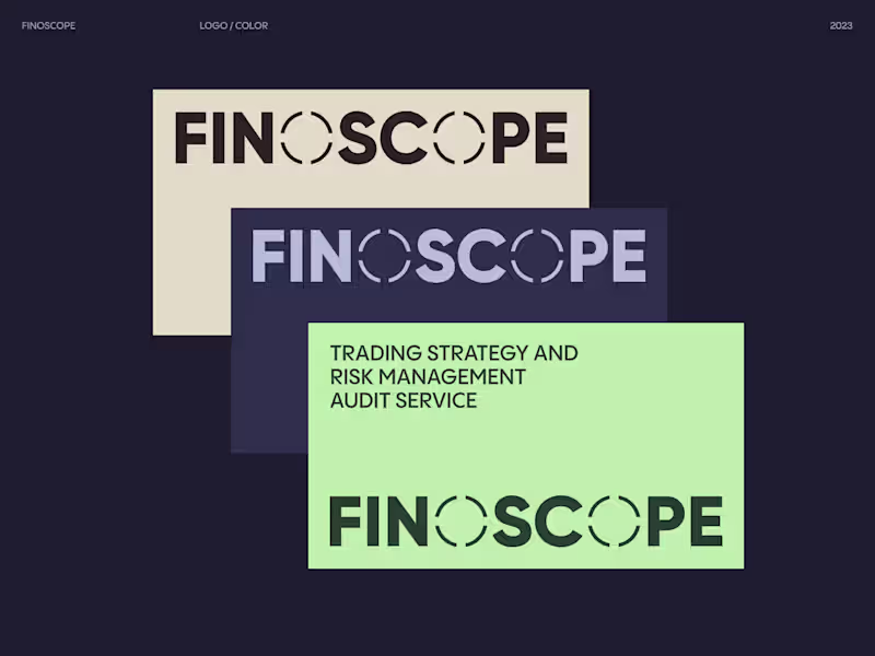 Cover image for Visual Identity and Website. Fintech
