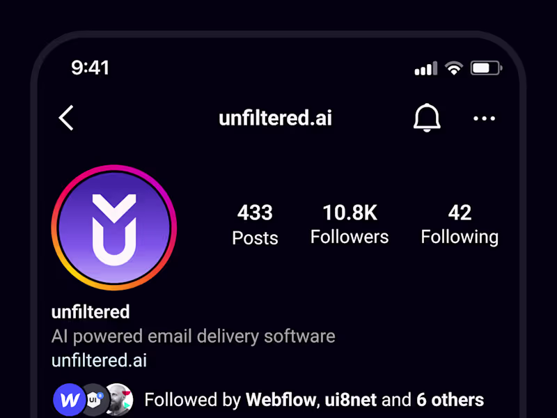 Cover image for Brand Identity - Unfiltered.ai