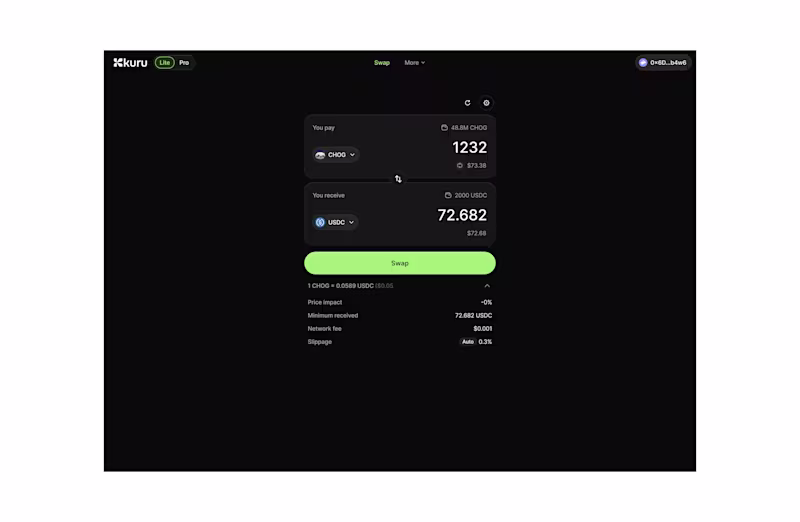 Cover image for Crypto tokens swap page design.