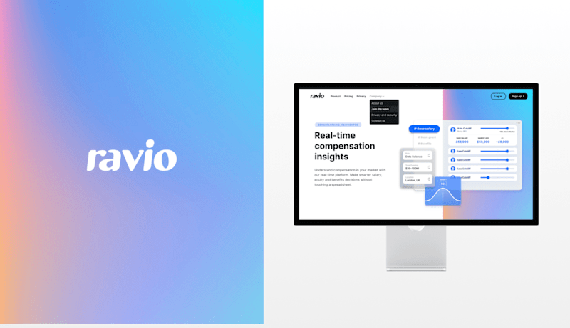 Cover image for Webflow website for real-time compensation management startup 