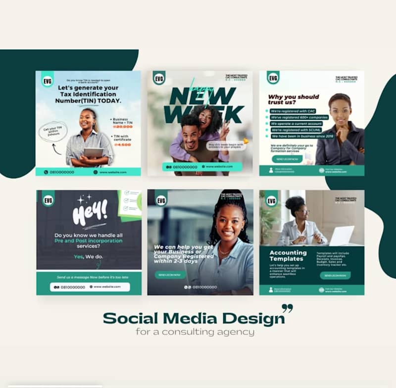Cover image for I will design unique social media and website graphic