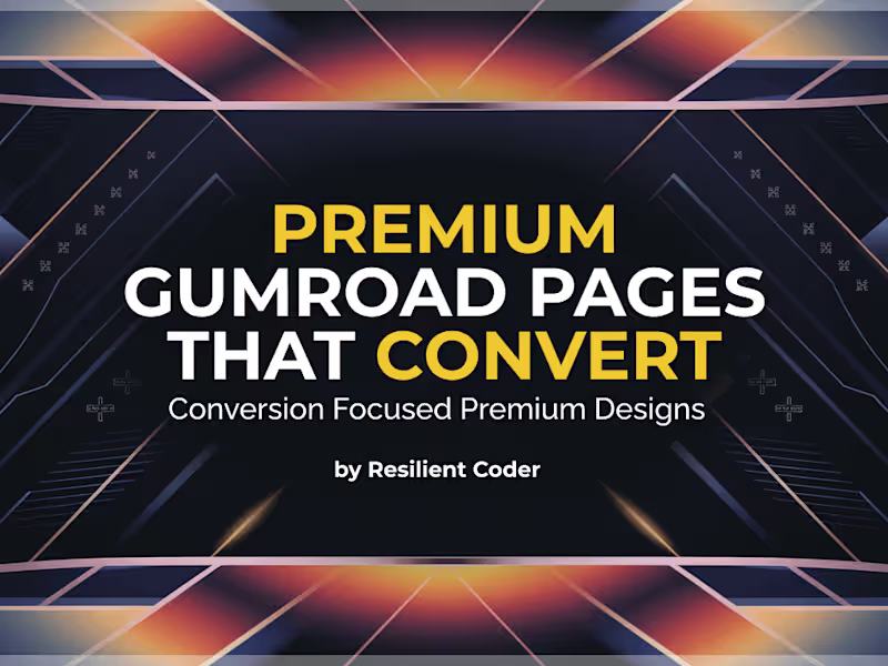 Cover image for Premium Gumroad Pages That Convert