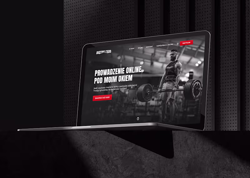 Cover image for Personal Trainer Landing Page :: Behance