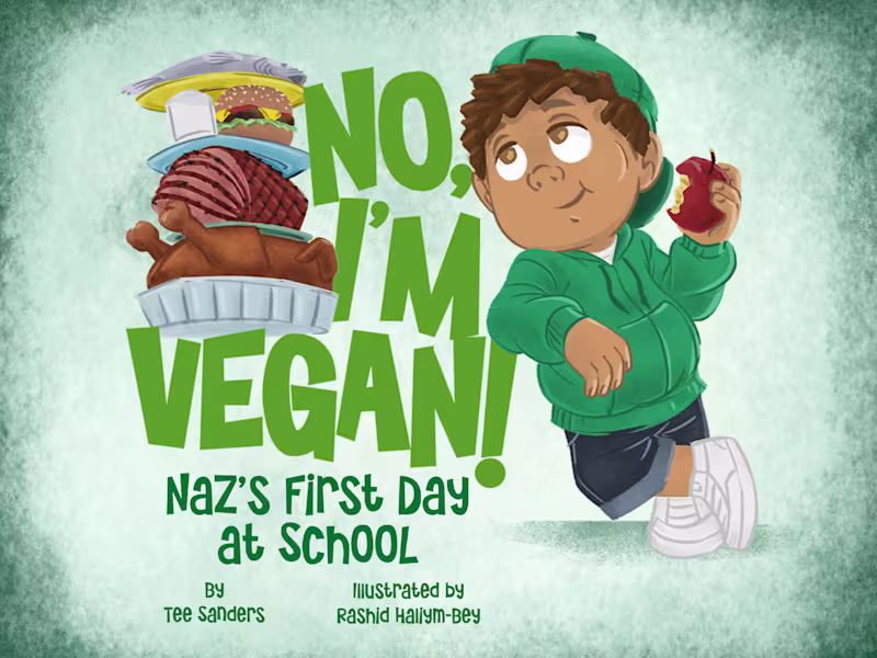 Cover image for "No, I'm Vegan" Children's Book