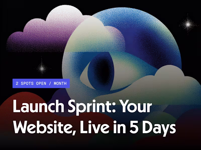 Cover image for Launch Sprint: Your Website, Live in 5 Days 🚀