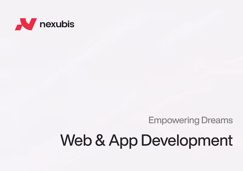 Cover image for Web & App Development