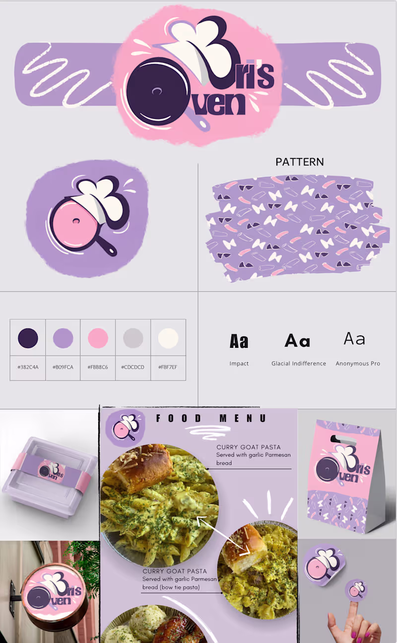 Cover image for Bri's Oven Brand Identity :: Behance