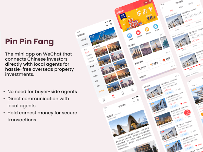 Cover image for Pin Pin Fang-An Overseas Real Estate Platform