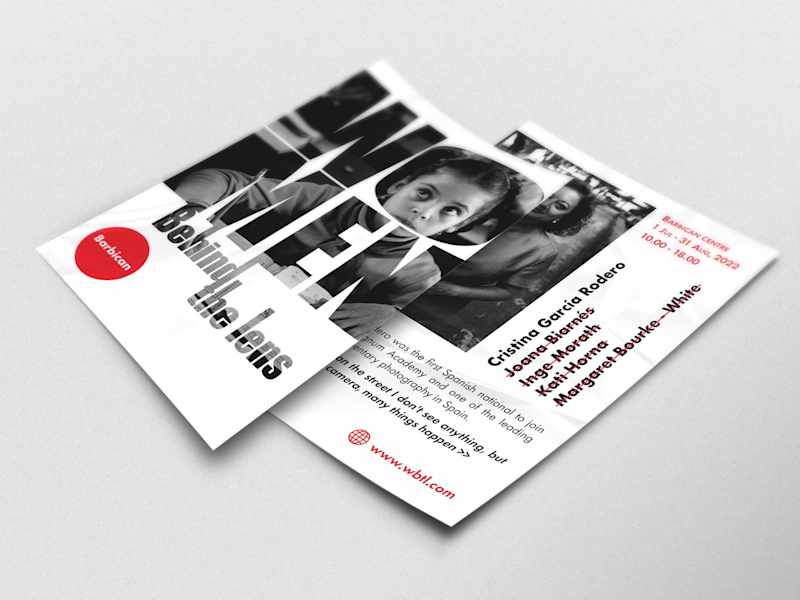 Cover image for Women Behind the Lens - Flyer Design