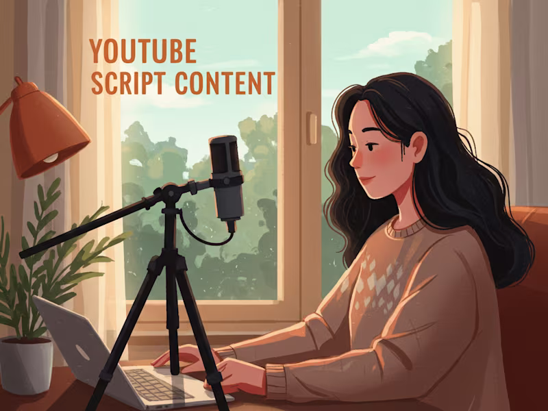 Cover image for YouTube Script Content Service