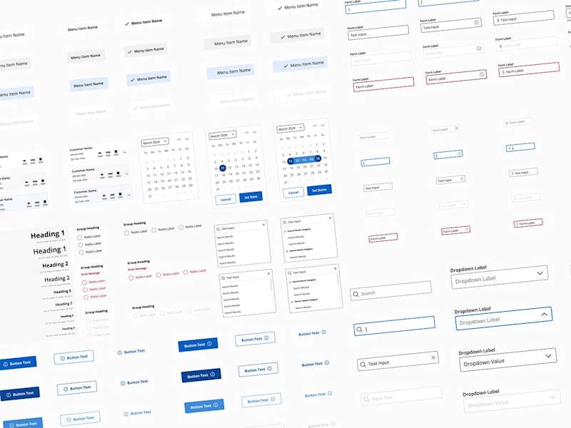 Cover image for Design System for an internal tool