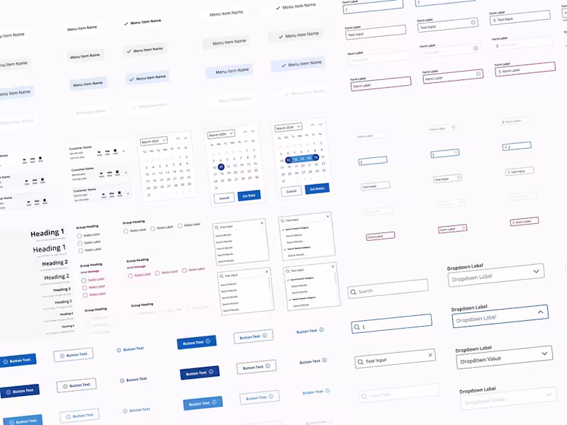 Cover image for Design System for an internal tool