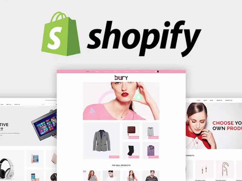 Cover image for Shopify Website Design