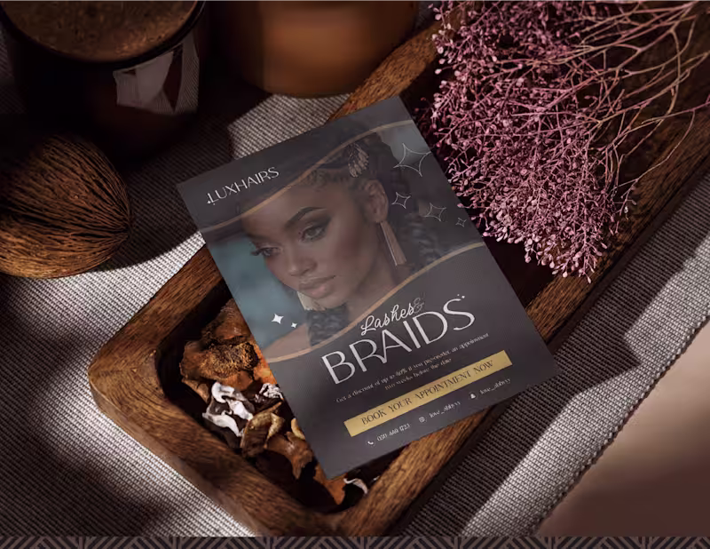 Cover image for LUXHAIRS Brand Identity Design