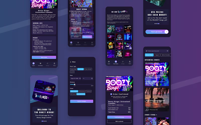Cover image for Boozy Bingo Mobile App Development