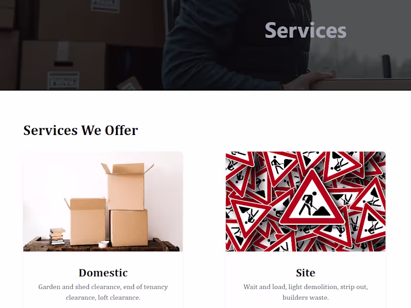 Cover image for Moving Company Website