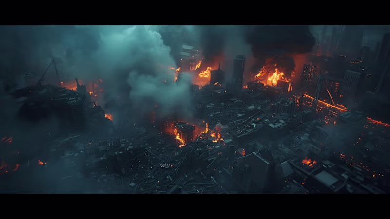 Cover image for Chronicles of Collapse - AI Cinematic Frames A series of Ai ...