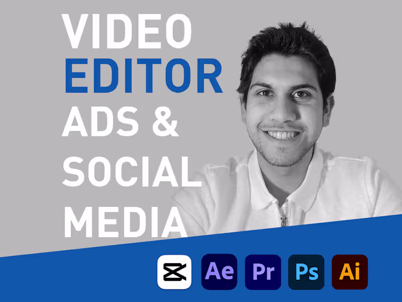 Cover image for Professional video editing for instagram, tiktok, facebook