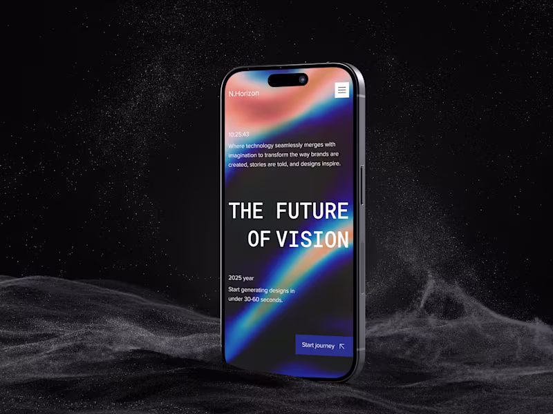 Cover image for AI-powered creative agency | UI/UX Design