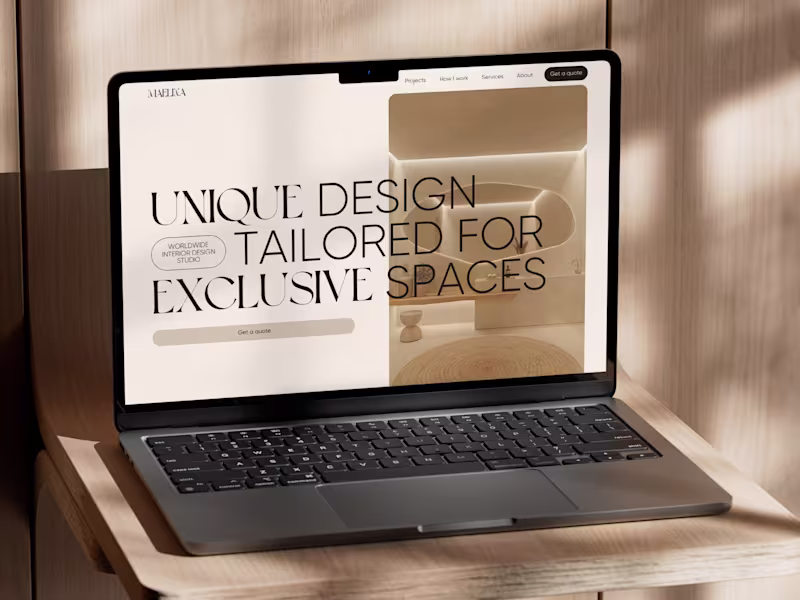 Cover image for Maelina – Framer Website Design & Development