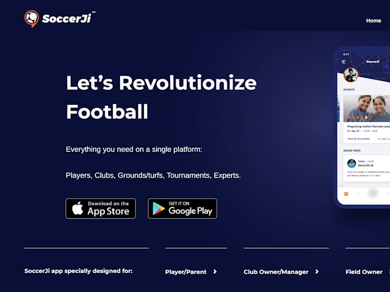 Cover image for Soccerji - Fastest growing football community mobile app