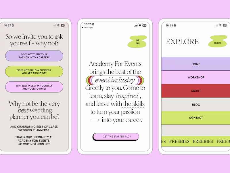 Cover image for Academy For Events