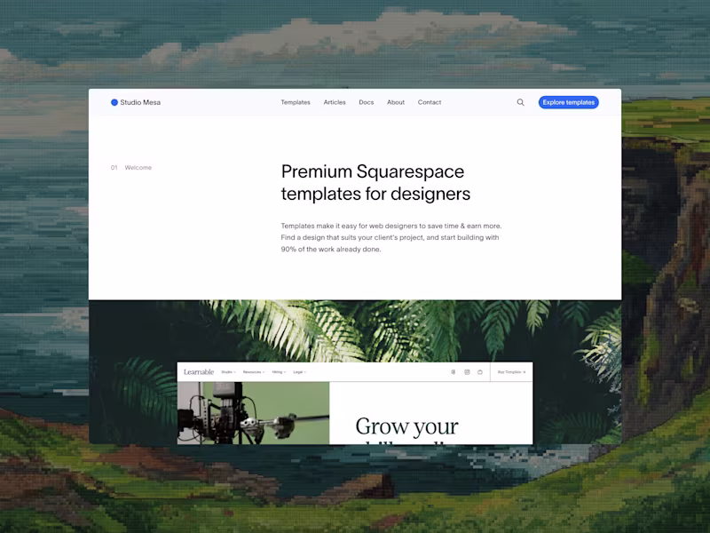 Cover image for Studio Mesa (https://studiomesa.co) — designed by Aaron Rolston